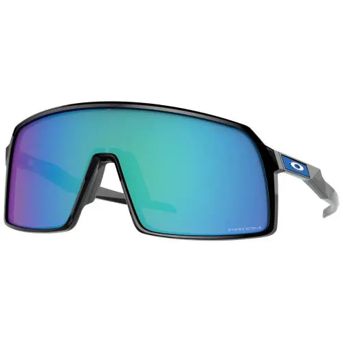 Oakley Mens Sutro Sunglasses - Polished Black / Prizm Sapphire Ii - Polished Black/Prizm Sapphire, lens__map: Blue