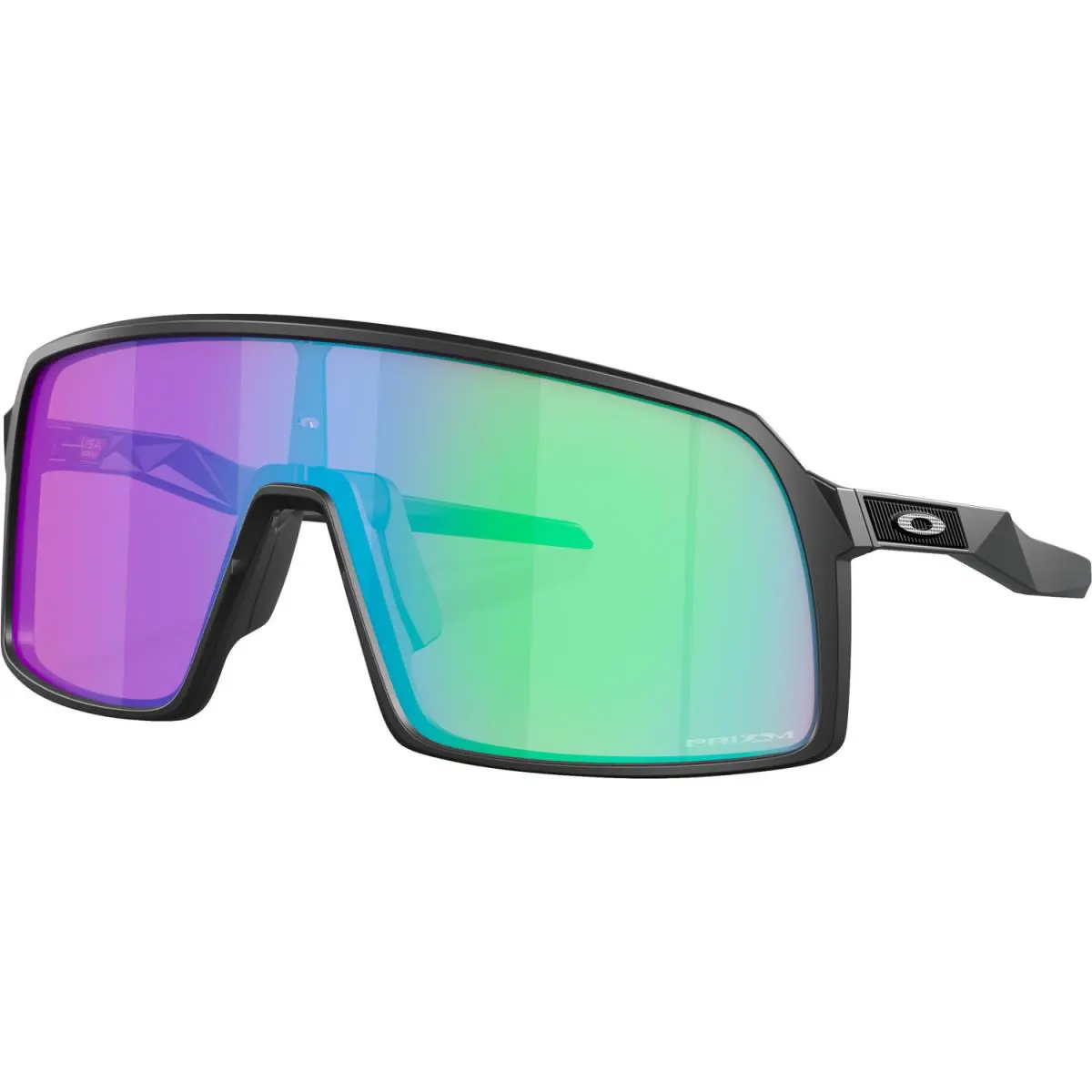 Oakley Mens Sutro Sunglasses - Matte Black / Prizm Golf Ii - Matte Black/Prizm Golf, lens__map: Multicoloured
