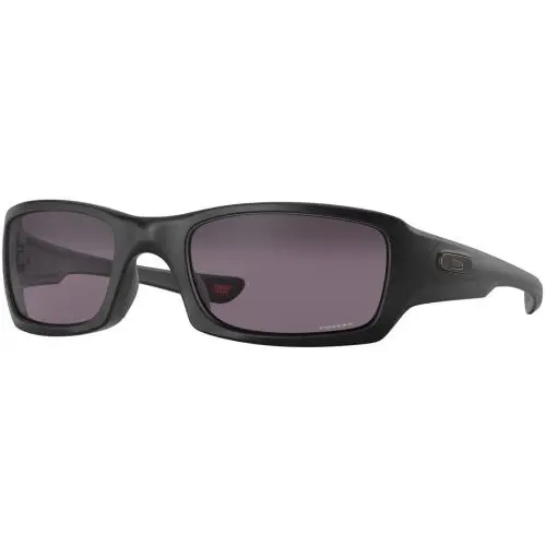 Oakley 0Oo9238 Fives Squared Rectangle Sunglasses - Matte Black / Prizm Grey - Si Matte Black/Prizm Grey, lens__map: Grey