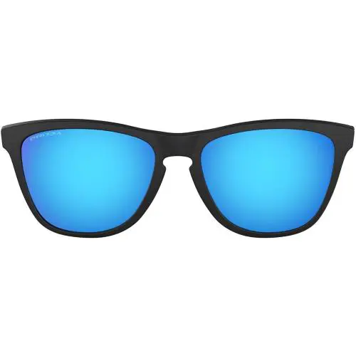 0Oo9245 Frogskins A Rectangle Sunglasses - Matte Black / Prizm Sapphire by Oakley