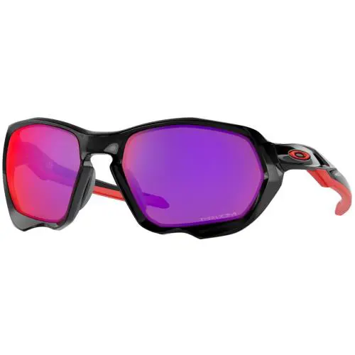 Oakley Mens Oakley Plazma A Sunglasses - Black Ink / Prizm Road - Glossy Black