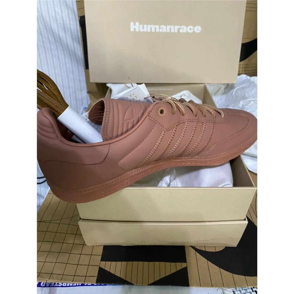 Adidas Samba Originals Human Race IE7290 Clay Strata US Men Size 10.5