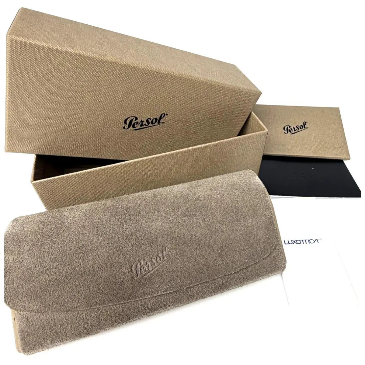 Persol Sunglasses Case Only W Box with Cloth Made In Italy