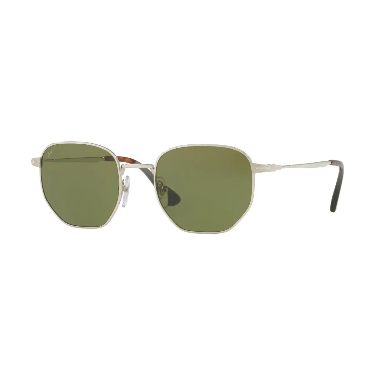 Persol PO2446S 518 4E Silver Green 52 mm Men`s Sunglasses