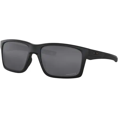 Oakley 0Oo9264 Mainlink Rectangle Sunglasses - Matte Black / Prizm Black - Matte Black/Prizm Black Polarized, lens__map: Black