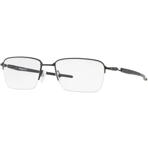 Oakley Frame 0Ox5128 Gauge 3.2 Blade Square Frames - Matte Black / Clear - Matte Black/Demo Lens, lens__map: Clear