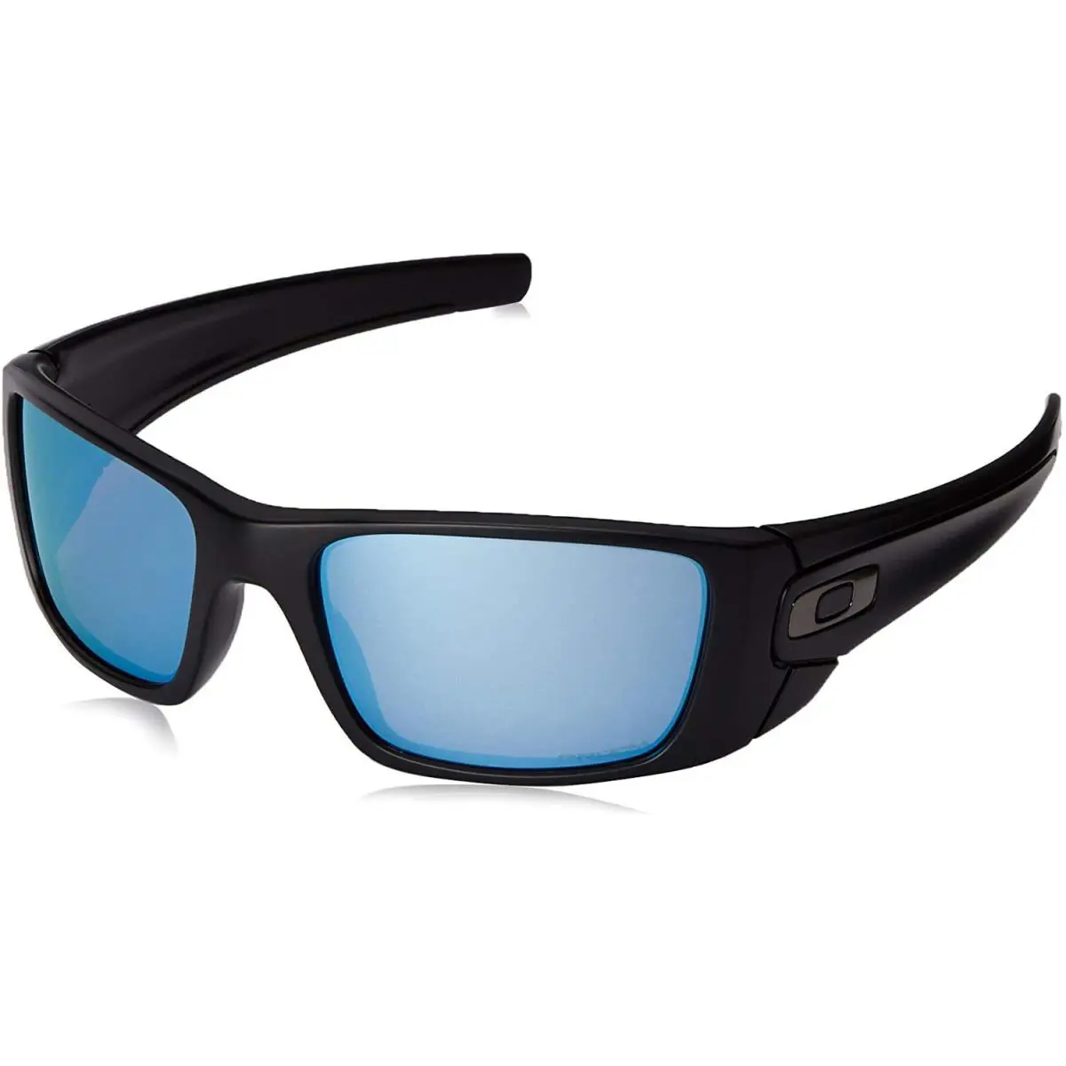 Oakley Mens Ih Fuel Cell Sunglasses - Matte Black / Prizm Deep Blue Polar - Matte Black/Prizm Deep Water Polarized, lens__map: Blue