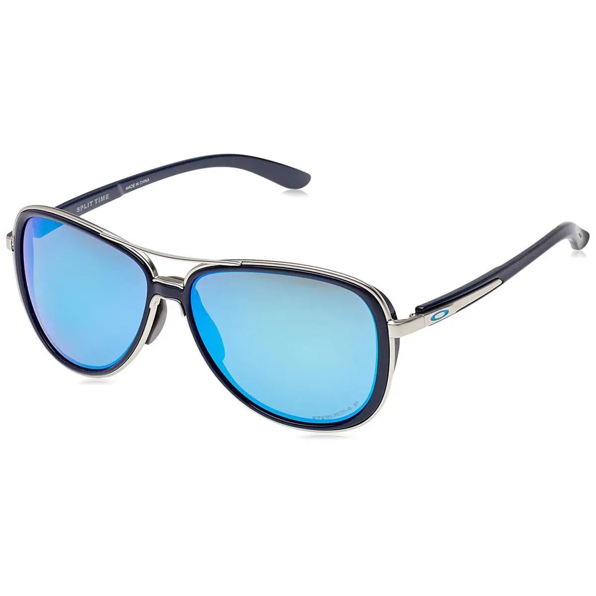 Oakley Split Time Polarized Sunglasses - Navy / Prizm Sapphire Polarized - Navy/Prizm Sapphire Iridium Polarized, lens__map: Blue
