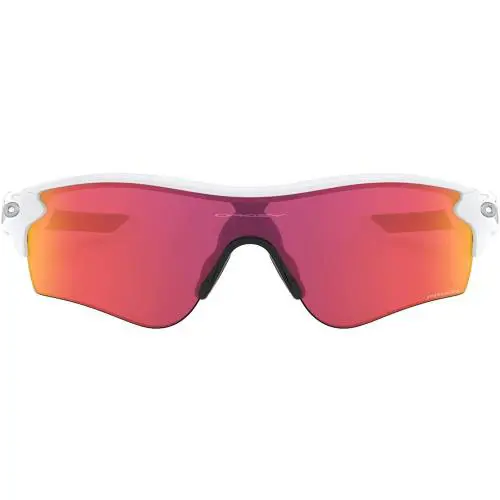 Oakley 0Oo9206 Radarlock Path A Irregular Sunglasses - Polished White / Prizm - Polished White/Prizm Field, lens__map: Red