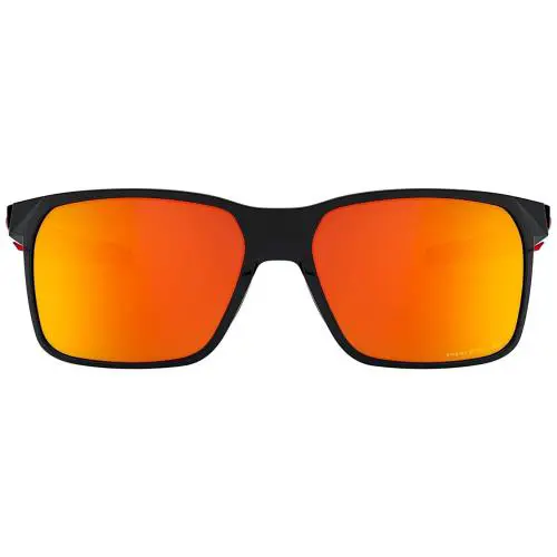 Oakley Portal X Sunglasses - Polarized Black / Prizm Ruby Polarized - Polished Black/Prizm Black Polarized, lens__map: Black