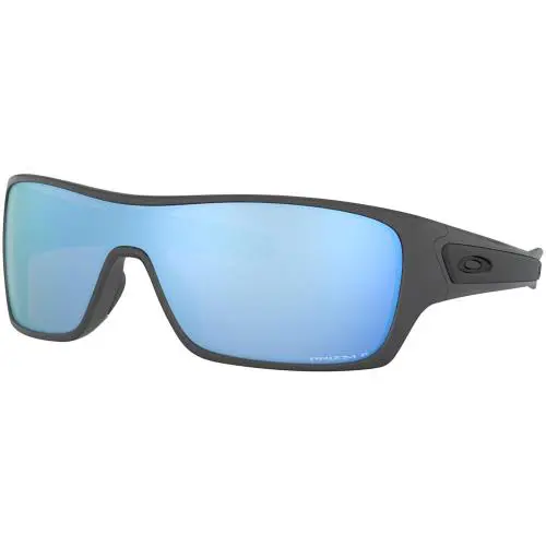 Oakley Turbine Sunglasses - Steel / Prizm Deep Water Polarized - Steel/Prizm Deep Water Polarized, lens__map: Blue