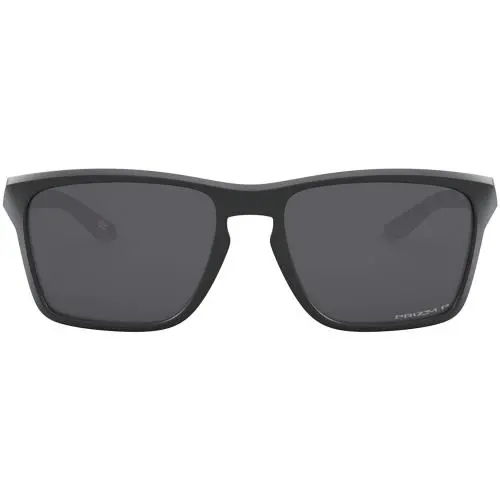Oakley 0Oo9448 Sylas Rectangle Sunglasses - Matte Black / Prizm Black Polarized - Matte Black/Prizm Black Polarized, lens__map: Black