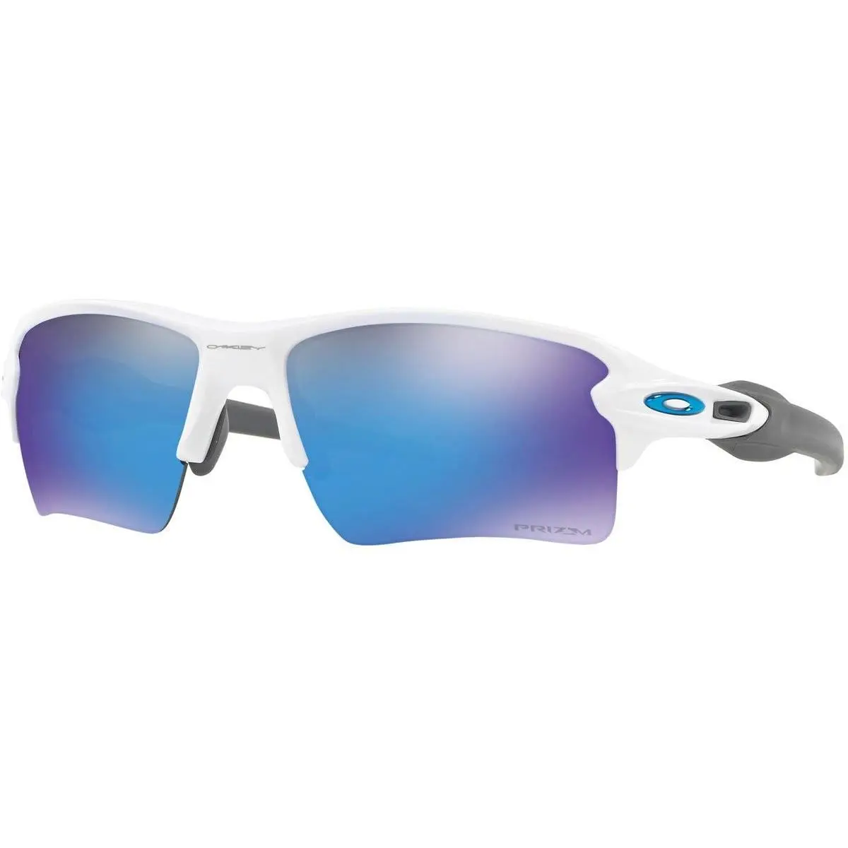Oakley Mens Flak 2.0 Xl Sunglasses - Pol White w / Prizm Sapph
