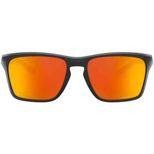 Oakley 0Oo9448 Sylas Rectangle Sunglasses - Black Ink / Prizm Ruby Polarized - Black Ink/Prizm Ruby Polarized, lens__map: Red