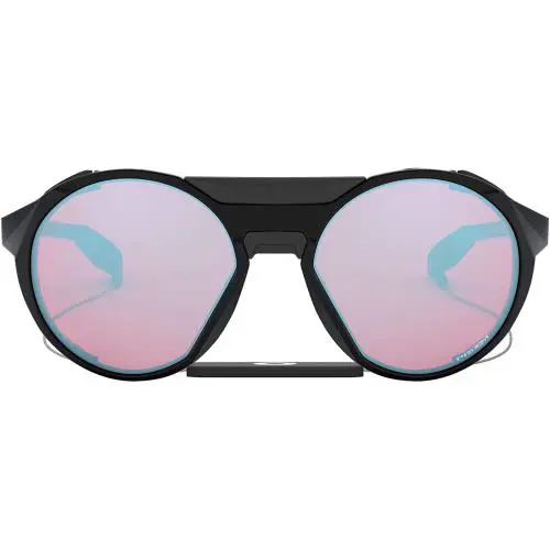 Oakley 0Oo9440 Clifden Round Sunglasses - Polished Black / Prizm Snow Sapphire - Polished Black/Prizm Snow Sapphire Iridium, lens__map: Blue