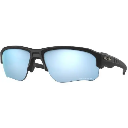 Oakley 0Oo9228 Speed Jacket Oval Sunglasses - Col. 922809 / Prizm Deep Water - Si Matte Black/Prizm Deep Water Polarized, lens__map: Blue
