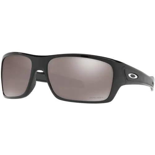 Oakley Mens Turbine Sunglasses - Polished Black / Prizm Black Polarized - Polished Black/Prizm Black Polarized, lens__map: Black