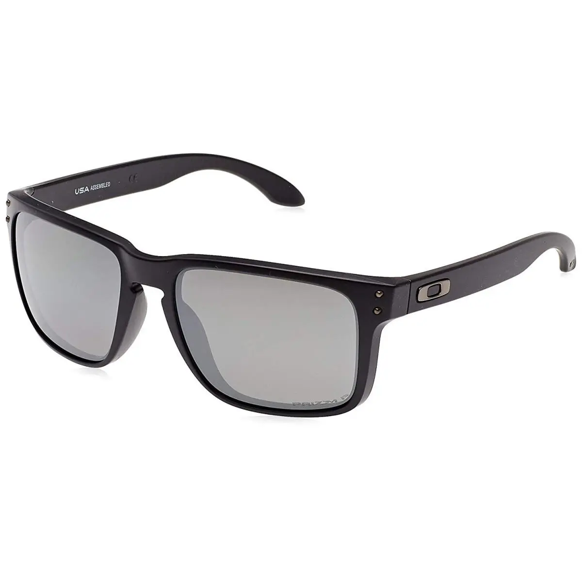 Oakley Mens Holbrook XL Sunglasses - Matte Black w / Prizm Blk Pol - Matte Black/Prizm Black Polarized, lens__map: Black
