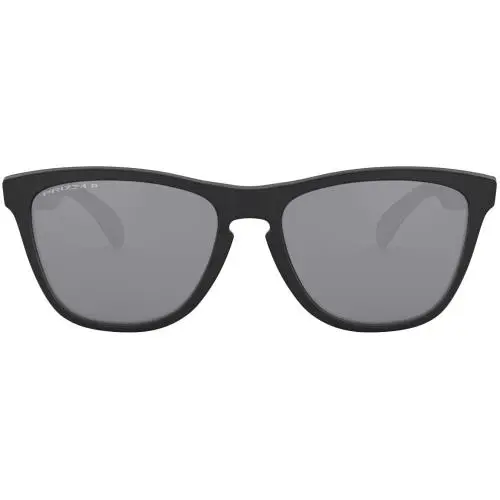 Oakley 0Oo9013 Frogskins Square Sunglasses - Matte Black / Prizm Black Polarized