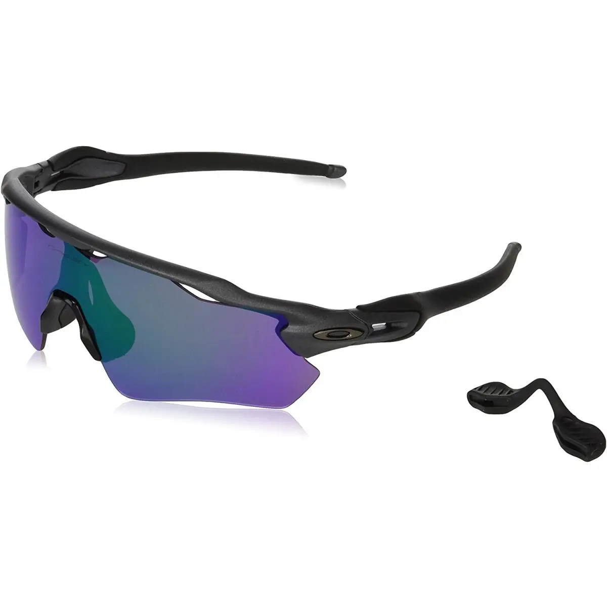 Oakley Radar Ev Sunglasses - Path Steel / Prizm Red Jade - Steel/Prizm Road Jade, lens__map: Green