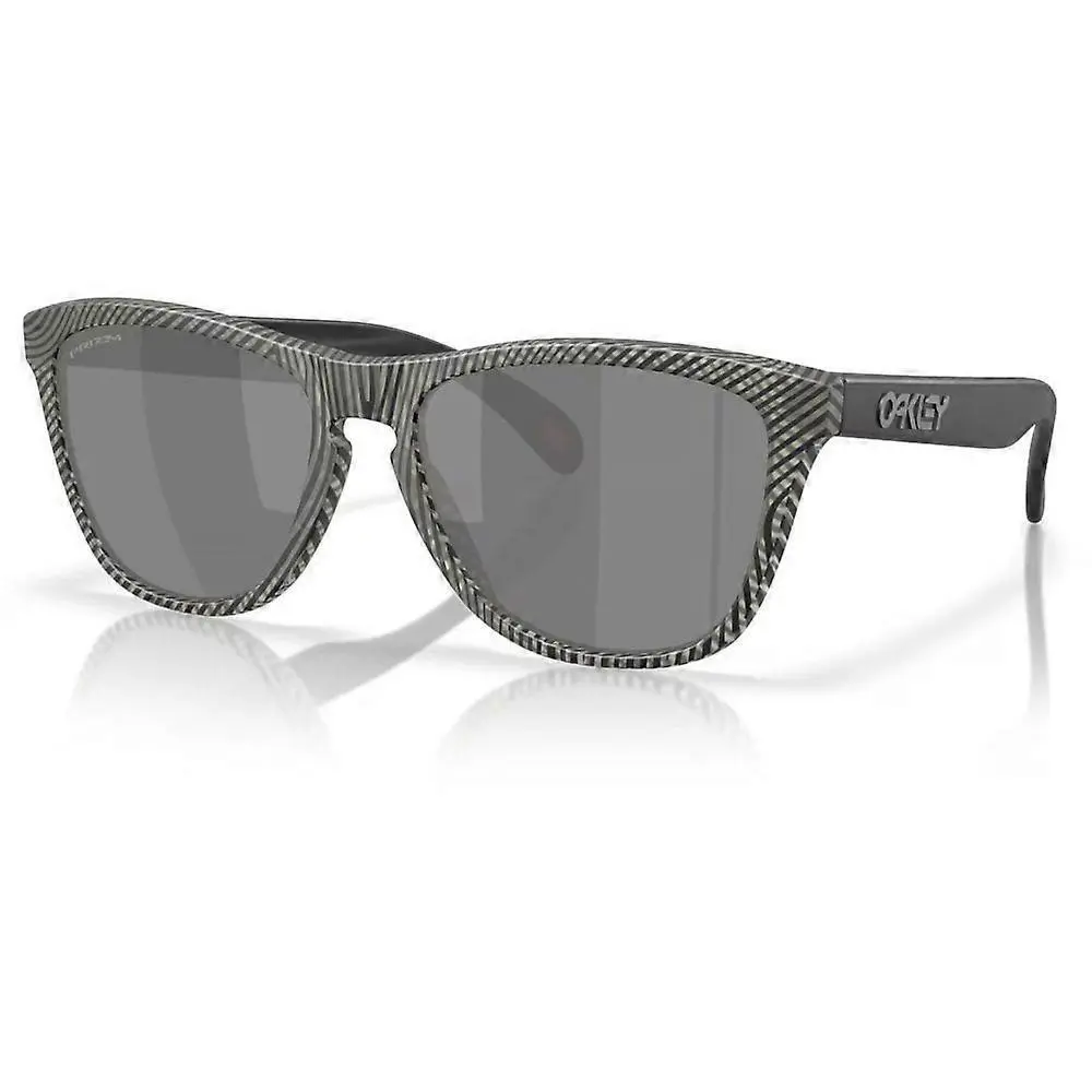 OO9013-M055 Frogskins Sunglasses Grey Ink Fingerprint W/ Prizm Black Lens by Oakley