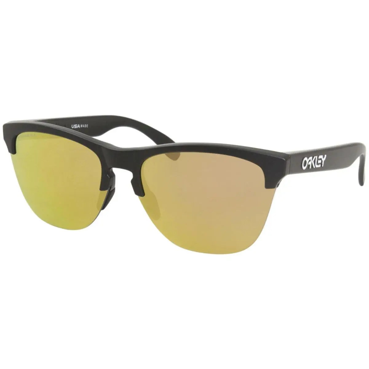 Frogskin Lite AF Japan Matte Black/prizm Rose Gold OO9374-26 by Oakley