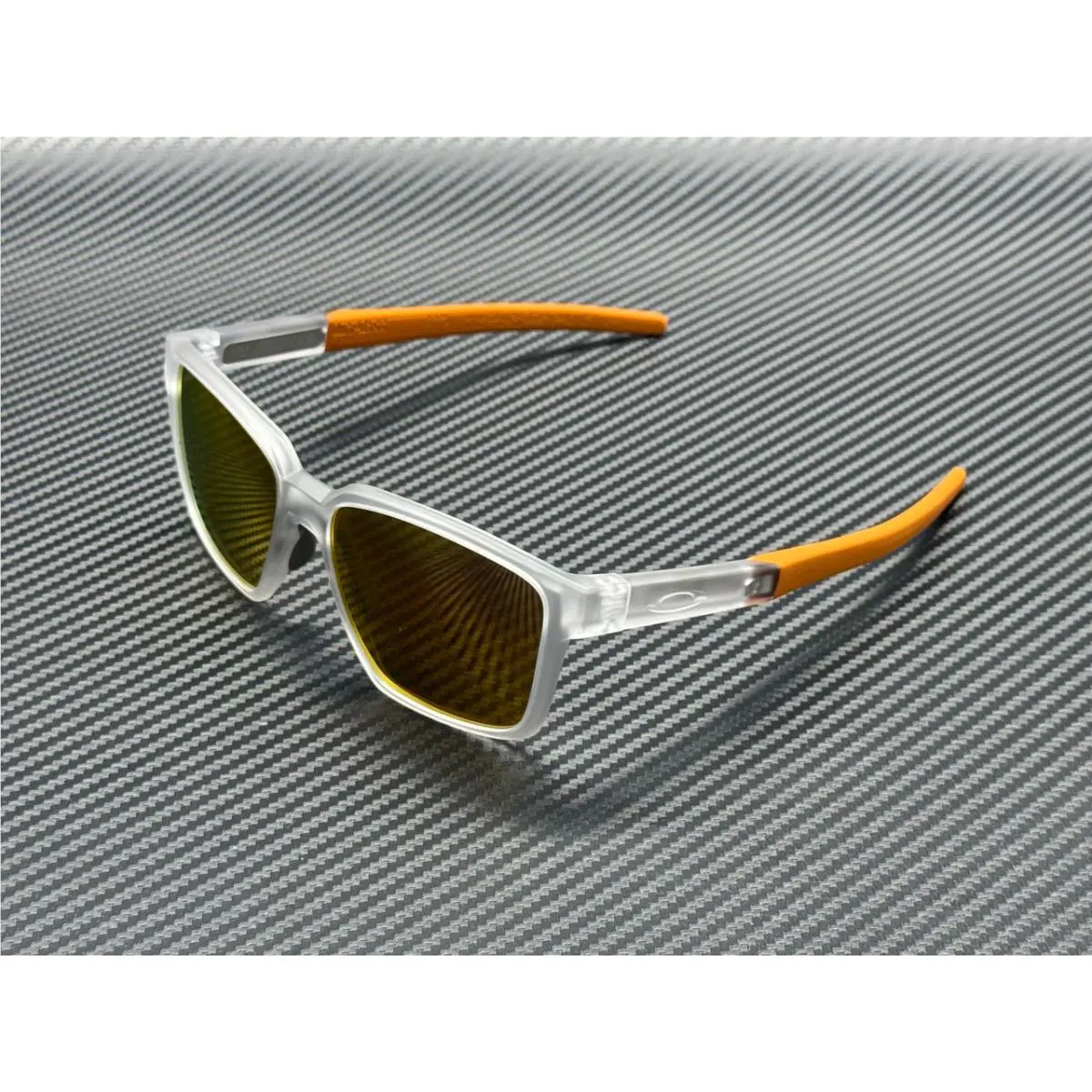 Oakley OO9430 07 Matte Clear Rose Gold Polarized Men`s 57 mm Sunglasses