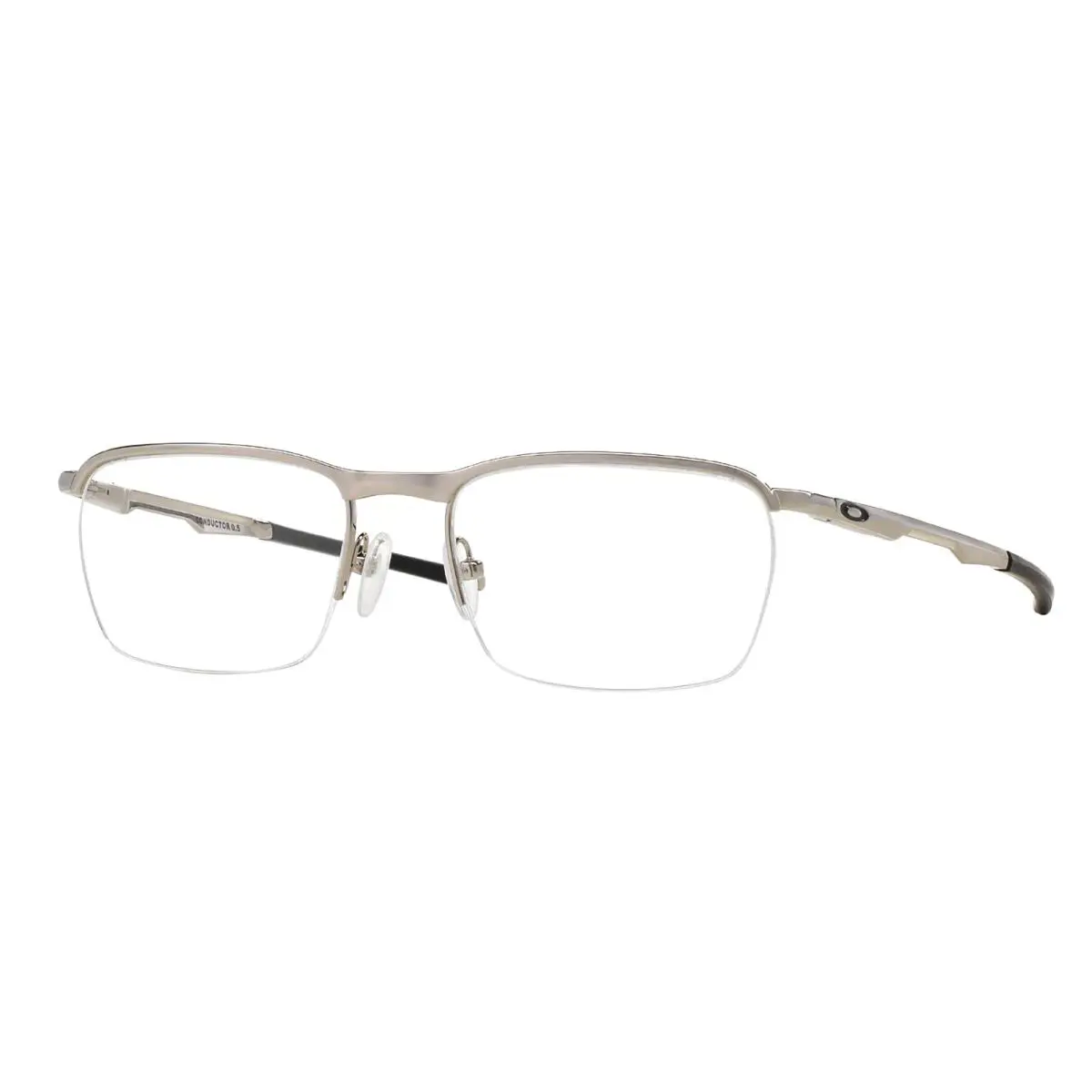 Conductor 0.5 OX3187-0353 53mm Polished Chrome Eyeglasses Frames by Oakley
