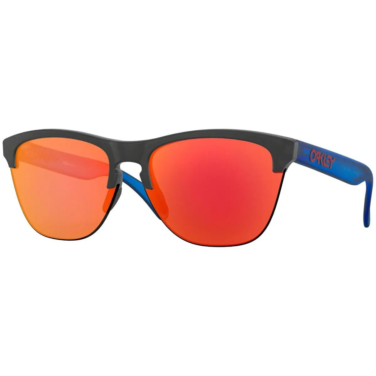 Frogskin Lite AF Japan Matte Black Tran Sapp/prizm Ruby OO9374-27 by Oakley