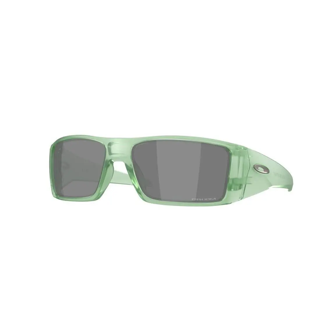 Oakley OO9231-2261 Heliostat Sunglasses Matte Transparent Jade w/ Prizm Black - Frame: Transparent Jade, Lens: PRIZM BLACK