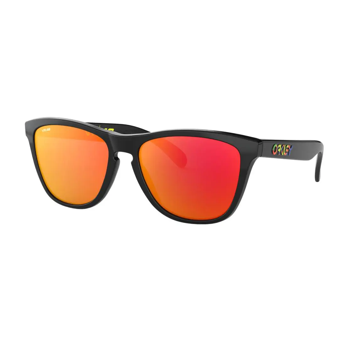 Frogskins Limited Edition V Rossi Polished Black W/prizm Ruby OO9013-E6 by Oakley