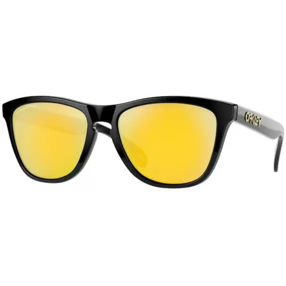 Sunglasses Frogskins A Polished Black / Prizm 24K Polarized OO9245-C0 by Oakley