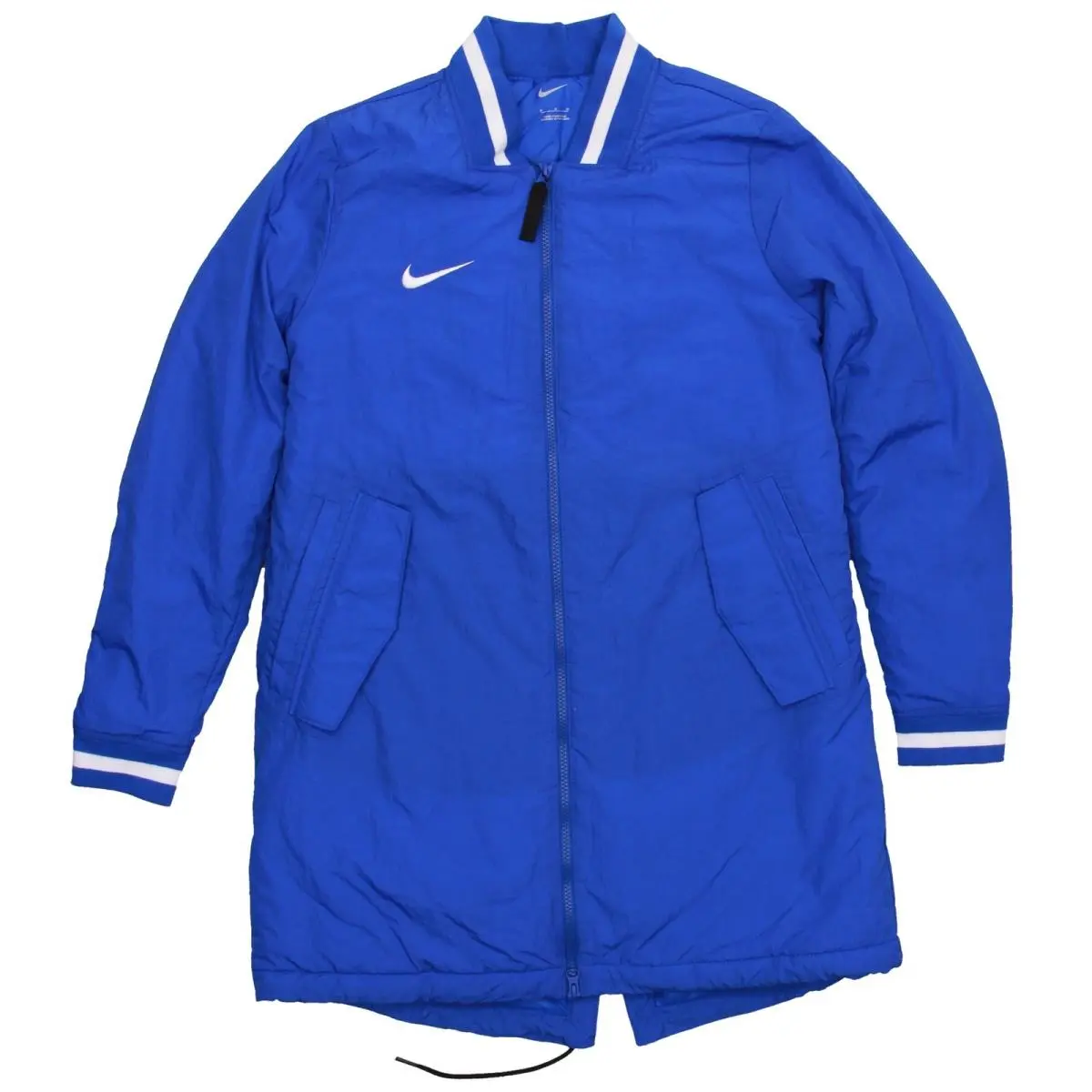 Dugout Repel Insulated Jacket Team Blue XS - Water Repellent Ribbed Coll by Nike