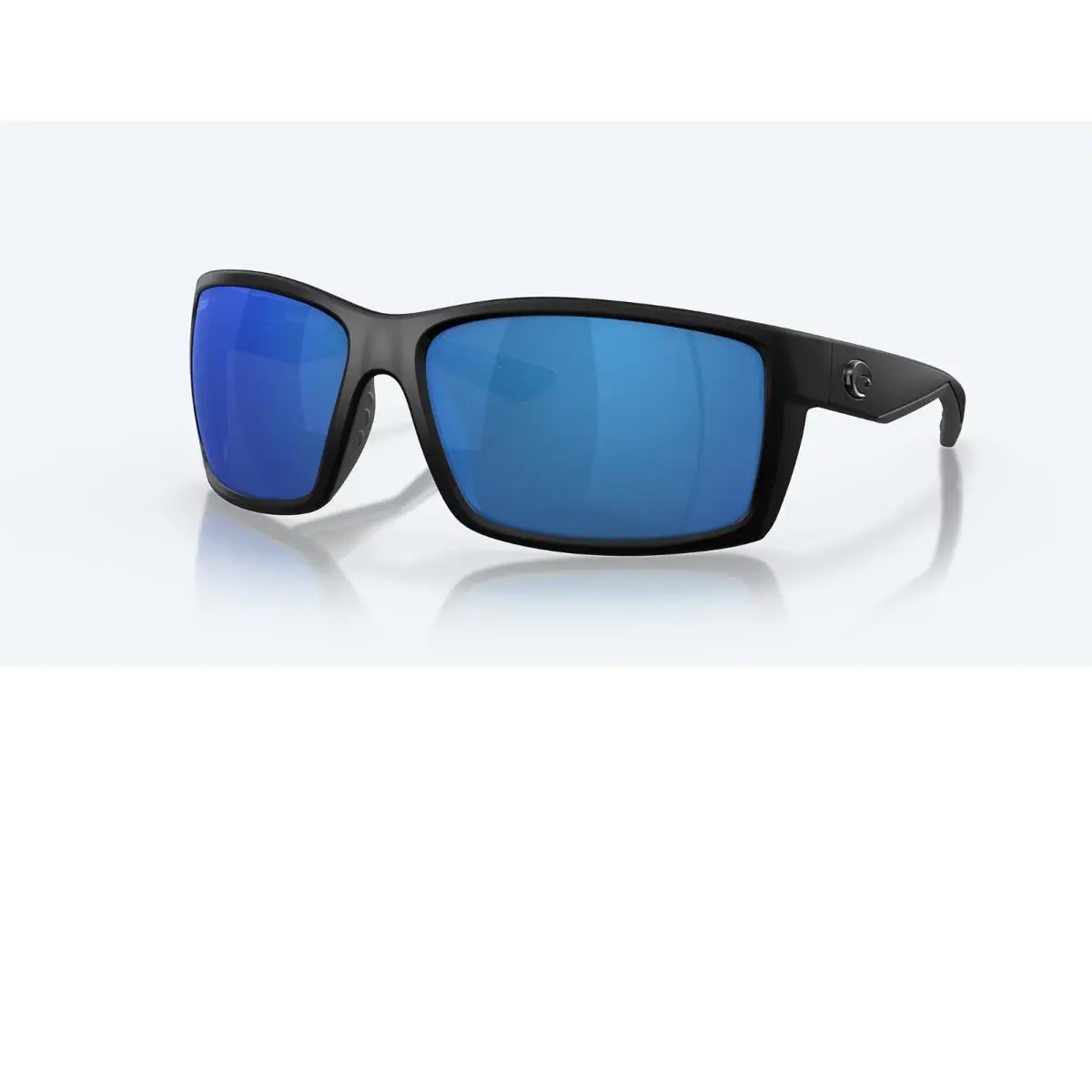 Costa Del Mar 580P Reefton Sunglasses Blackout w/ Blue Mirror Polarized 580P