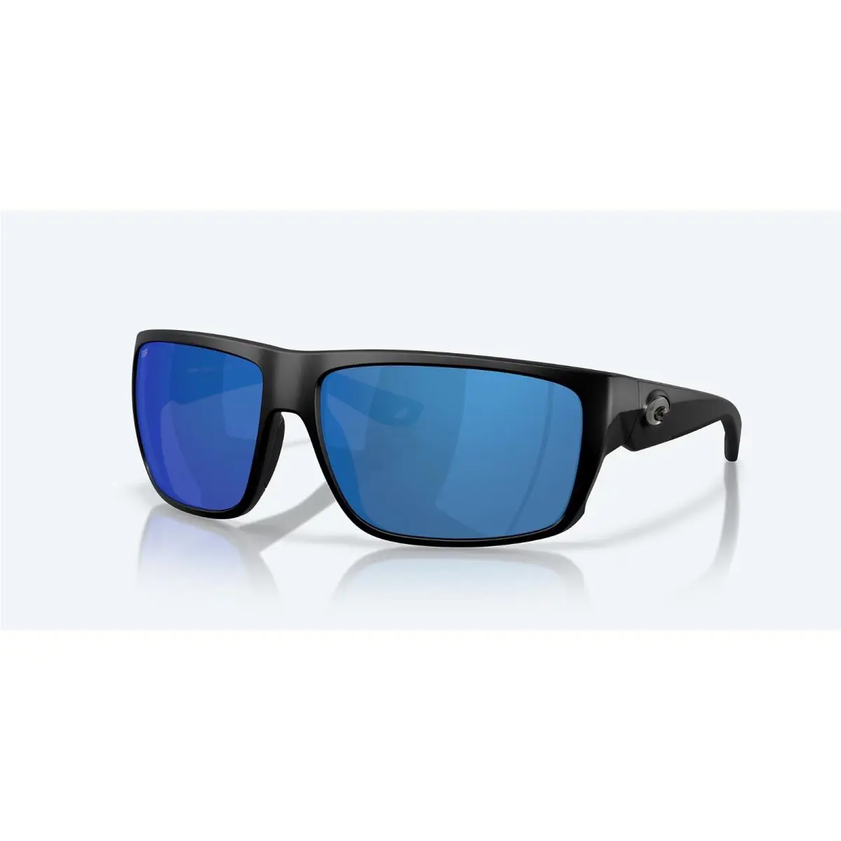 Costa Del Mar Flyline Sunglasses - Black w/ Blue Mirror Polarized Glass Lenses