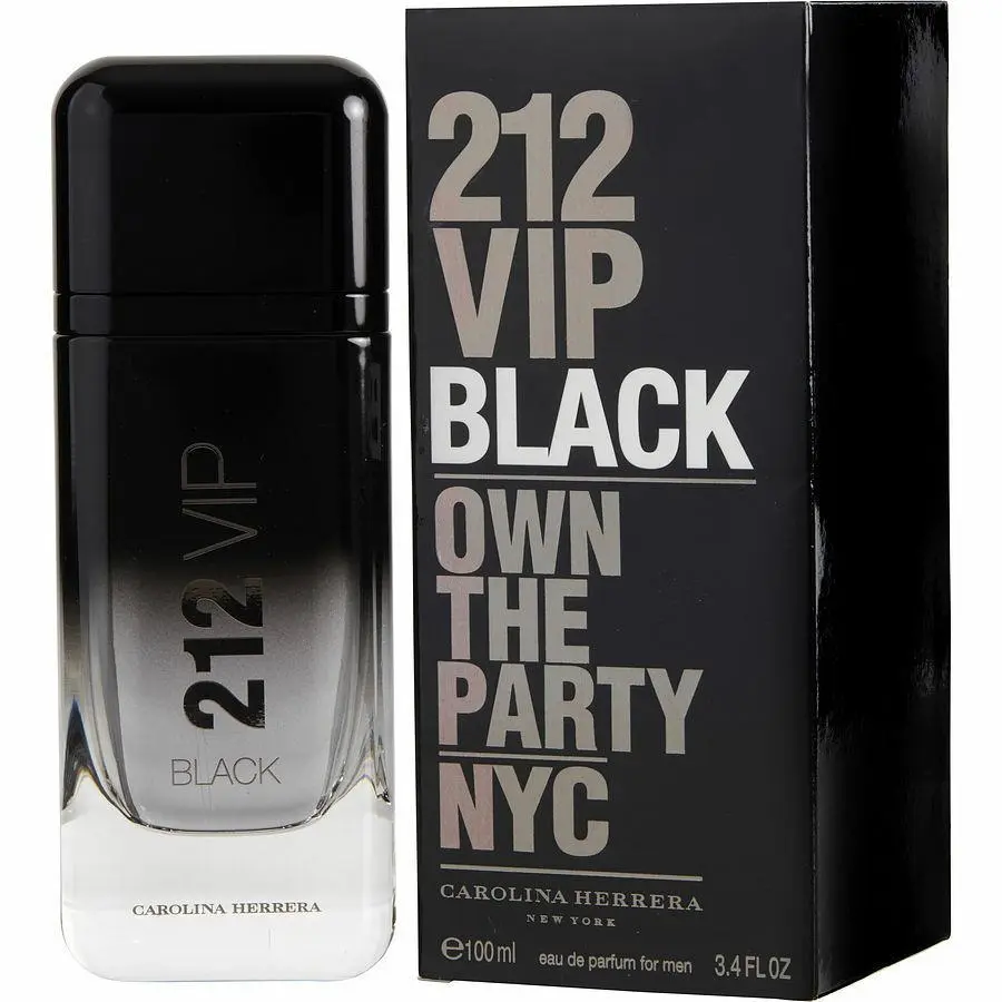 212 Vip Black by Carolina Herrera 1.7OZ / 3.4OZ Edp Spray Men Box