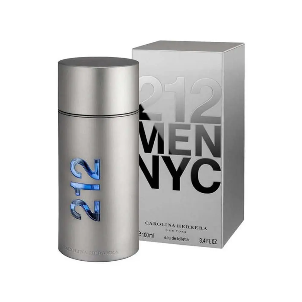 212 Men 3.4oz Edt Spray Pack Usa Version Scent by Carolina Herrera