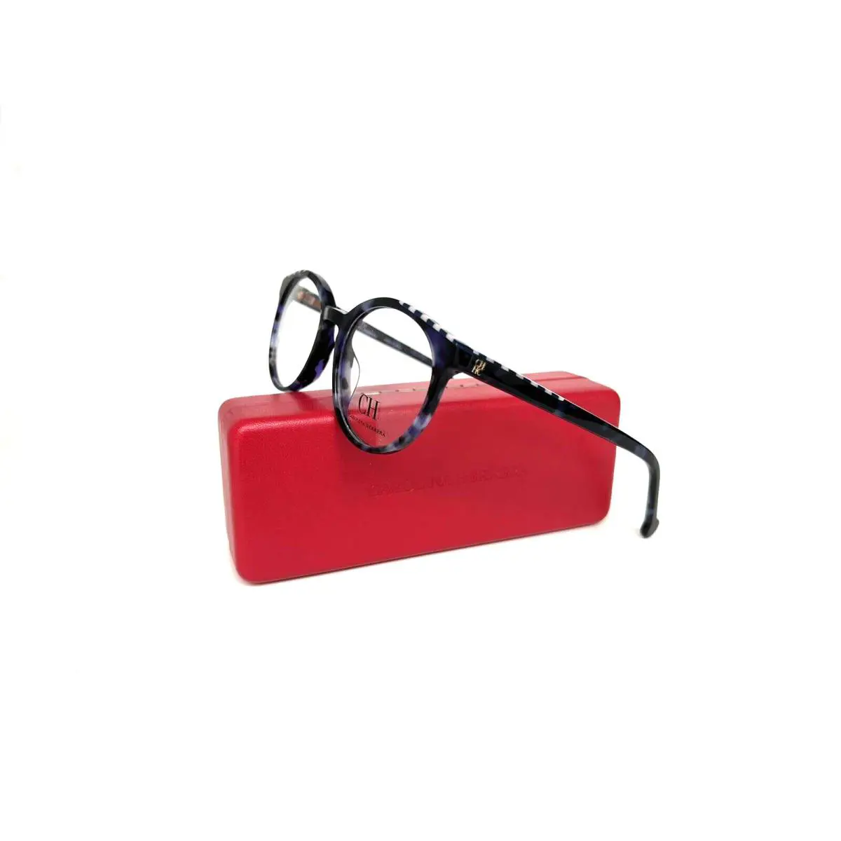 Carolina Herrera Frames VHE802K 06DQ 49 19 140 Black Blue Women`s Glasses