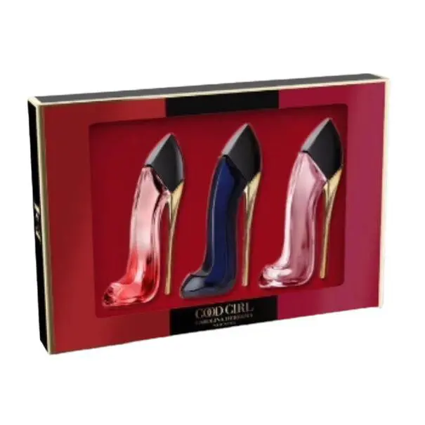 Carolina Herrera Girl Good Girl Glam 3pc Perfume Gift Set Mini