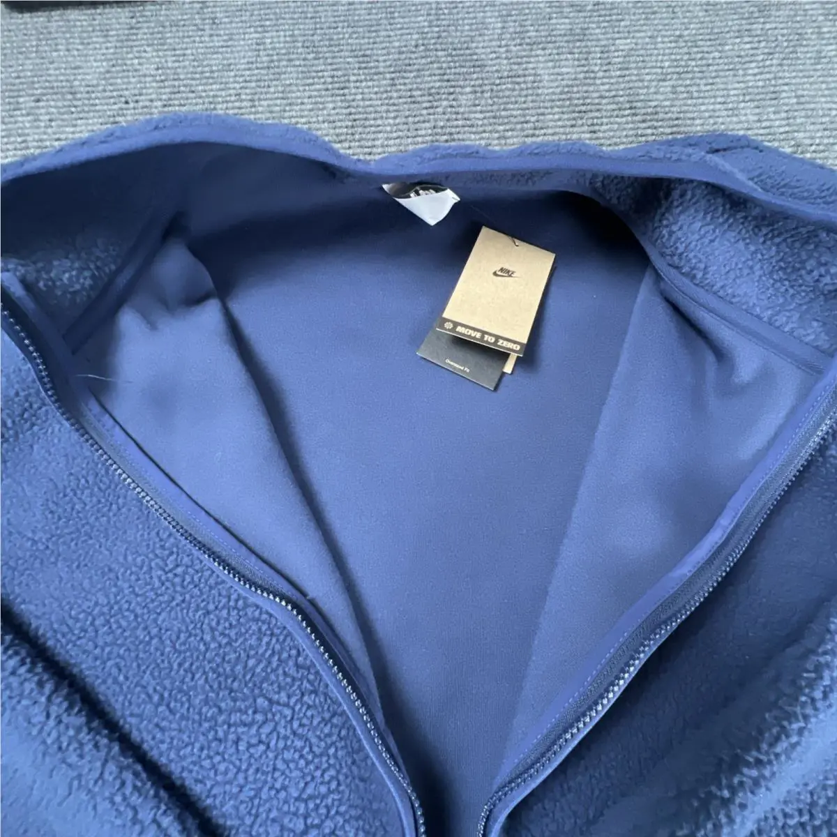 Nike clothing - Nike Move to Zero Sherpa - FB8386-410 - Navy, Blue (UPC: 196968270378) 4