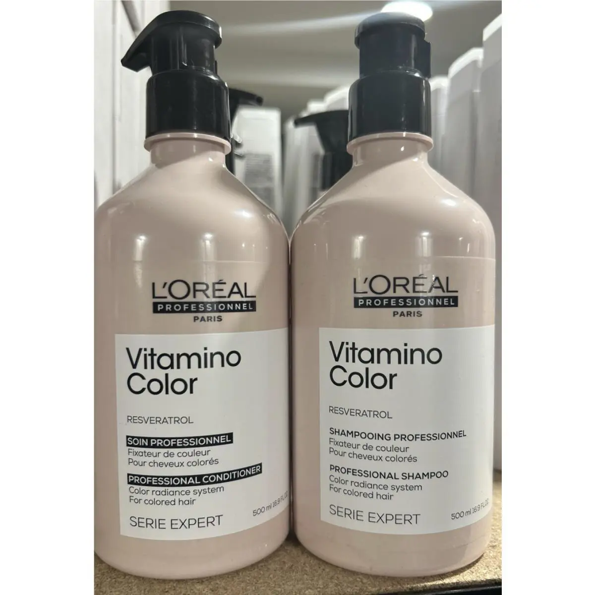 Loreal Vitamino Colors Shampoo and Conditioner 16.9 oz Duo Kit