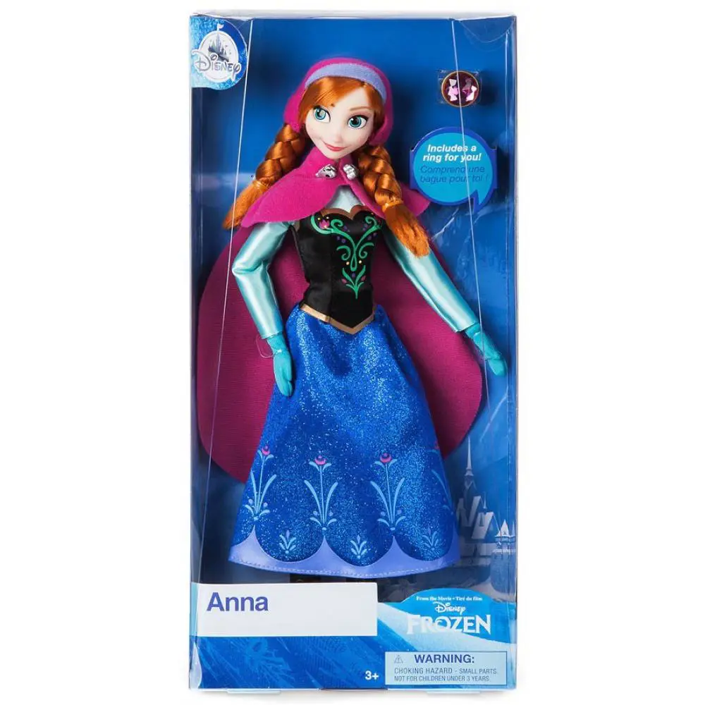 Disney Frozen Classic Anna 11.5-Inch Doll with Ring