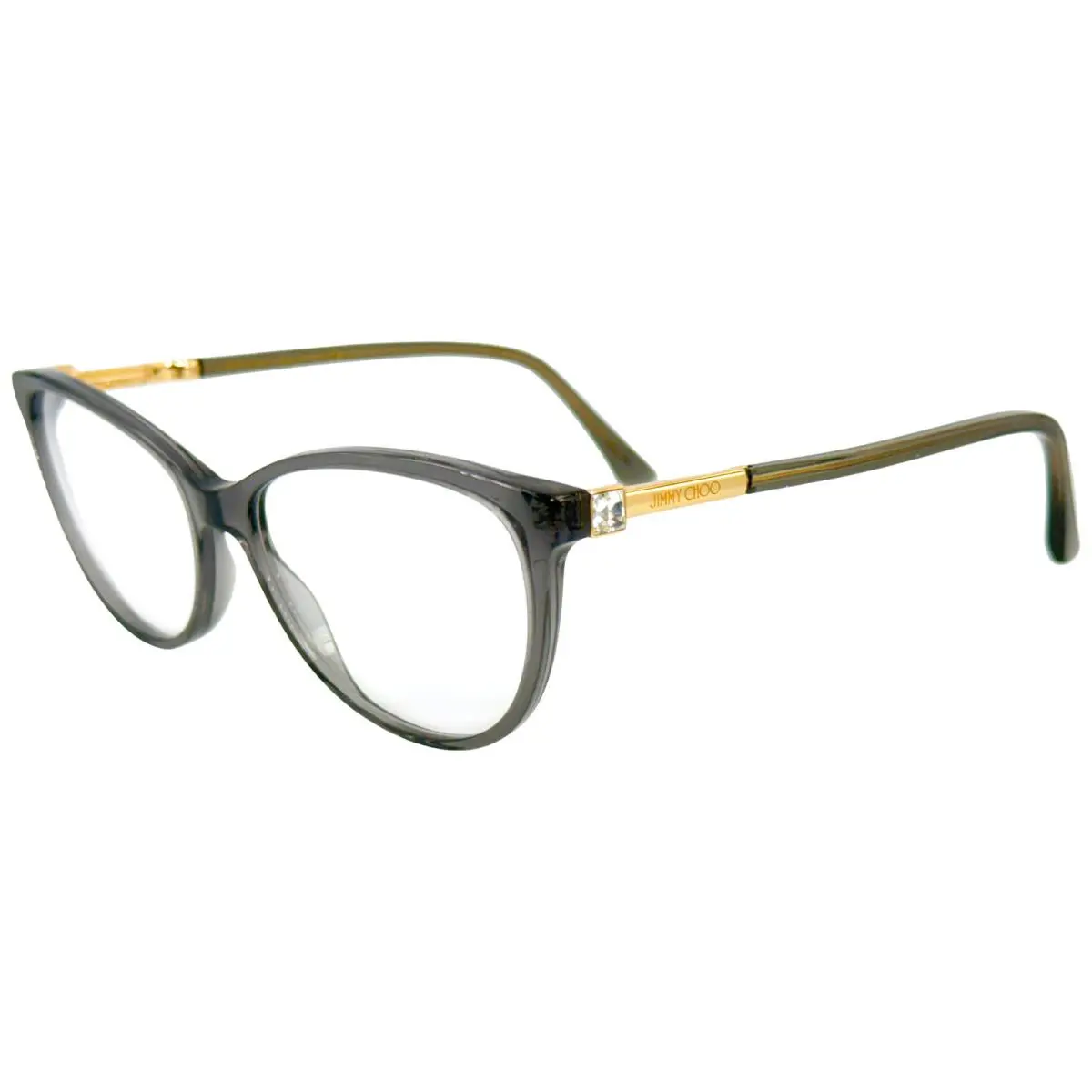 Jimmy Choo JC287 Womens Plastic Eyeglass Frame 0KB7 Gray 54-16 Italy