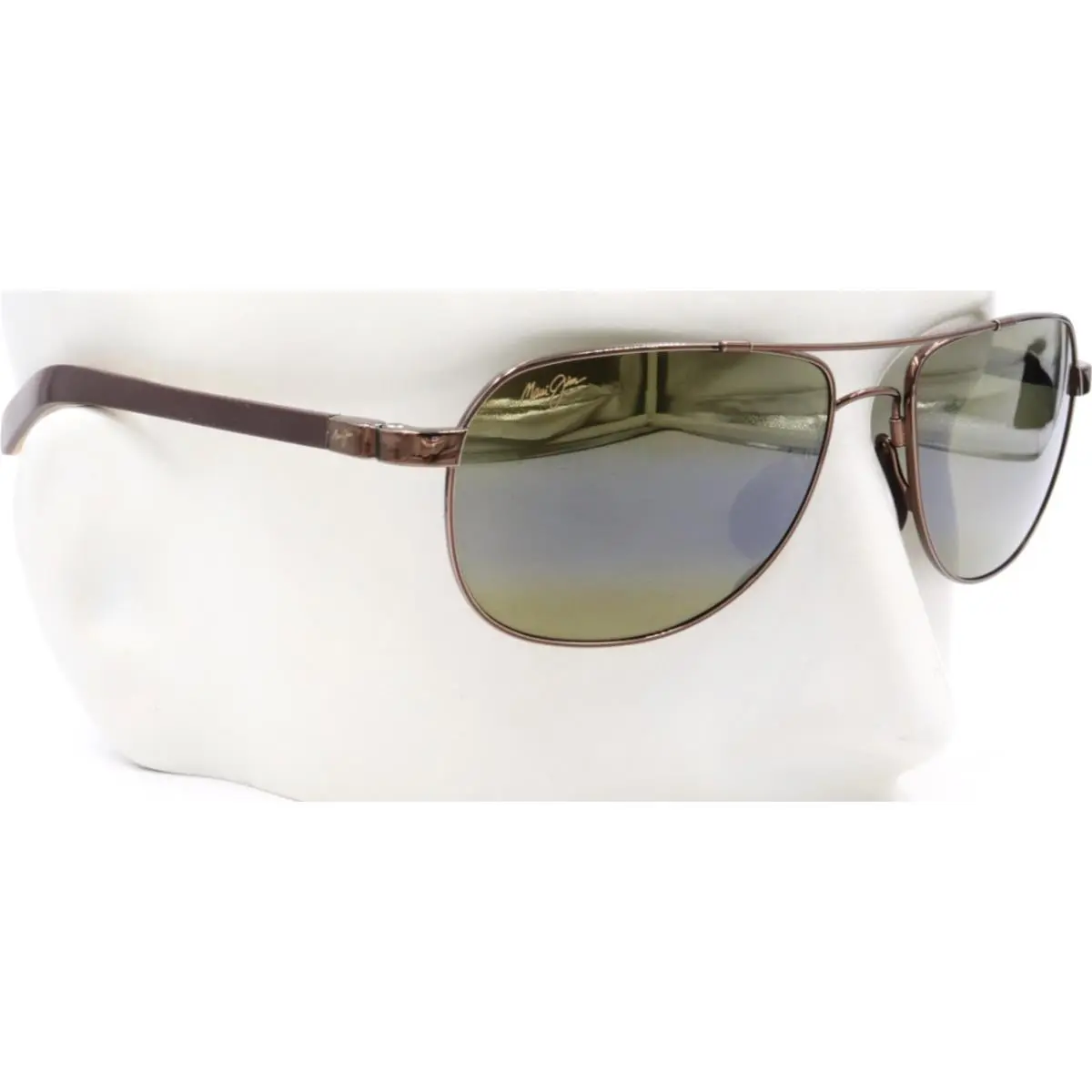 Maui Jim Guardrails Aviator Gloss Copper Sunglasses MJ0327S-003 H327-23