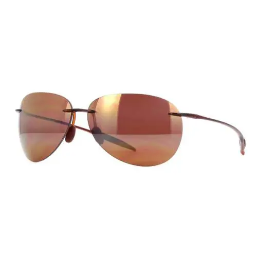 Maui Jim Sunglasses Sugar Beach H421-26 Brown Hcl Bronze Polarized Lenses - Frame: Brown
