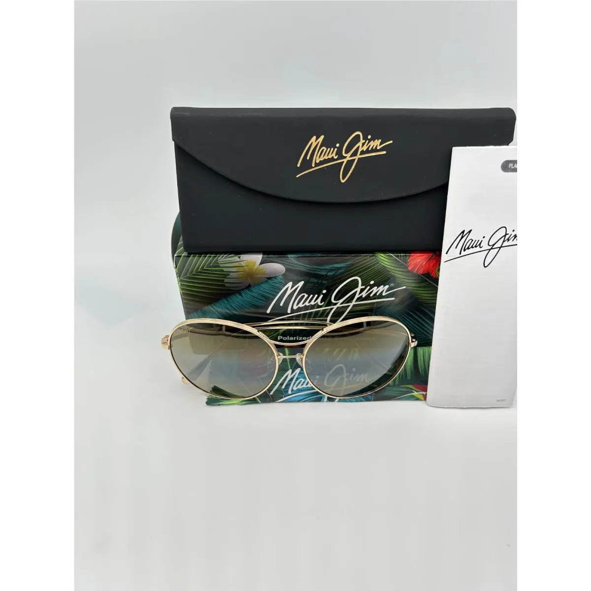 Maui Jim Polarized Sunglasses MJ547 16 Opihi Gold Hcl Bronze