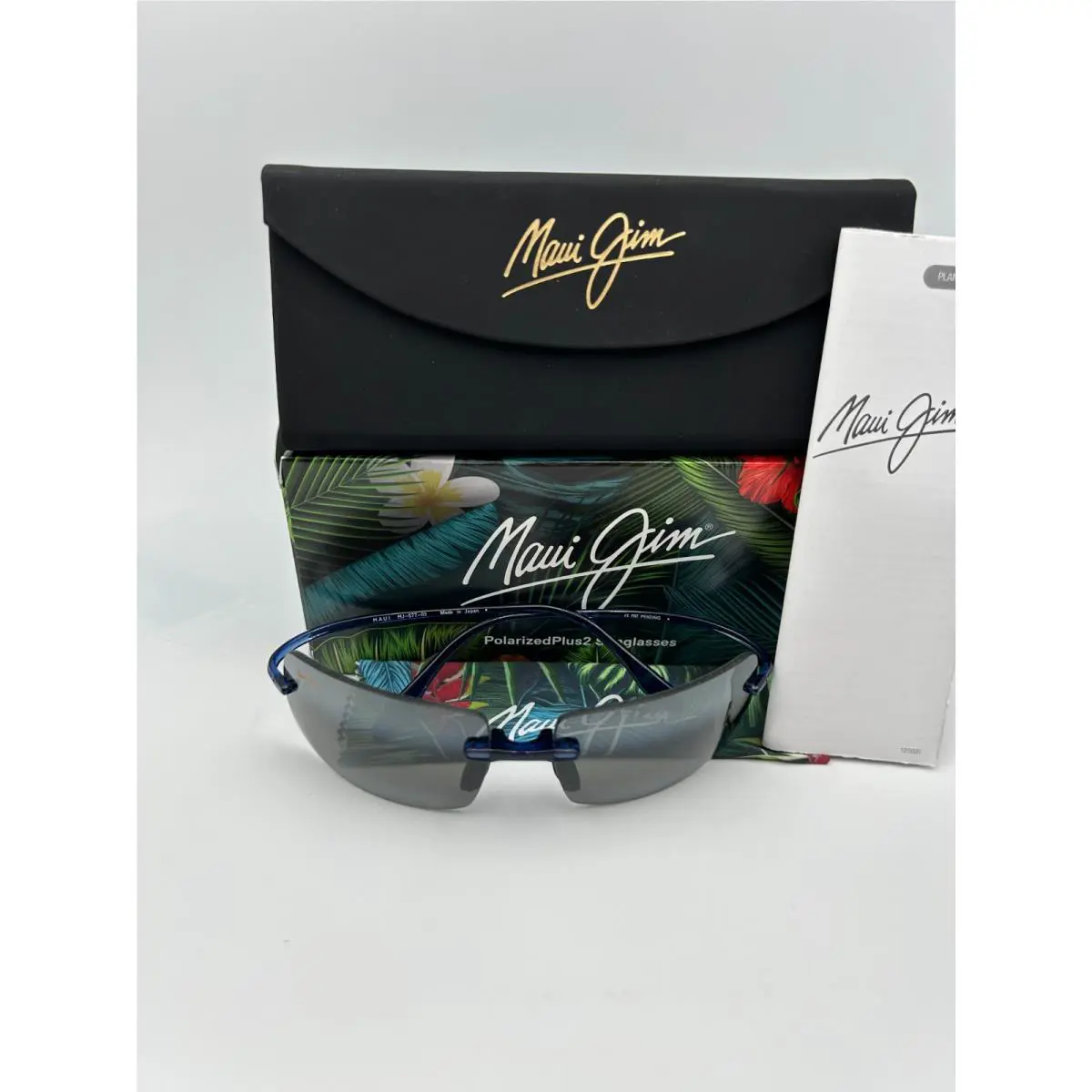 Maui Jim Polarized Sunglasses MJ577 03 Splash Blue Neutral Grey