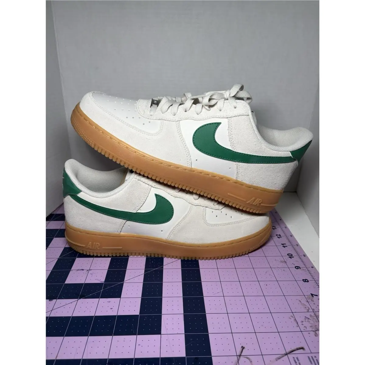 Nike Air Force 1 `07 Mens Size 12 Phantom Malachite Green Gum FQ8714-001