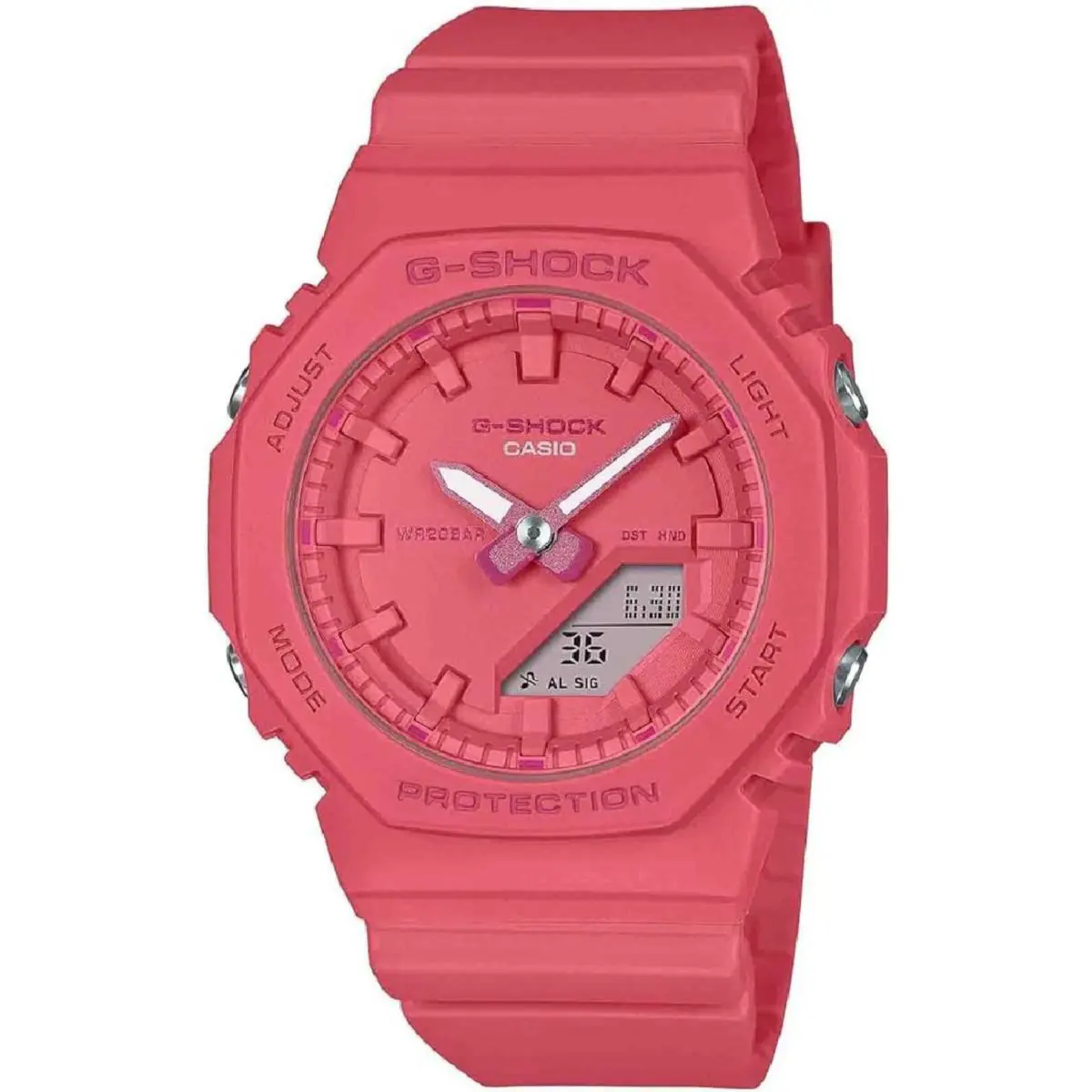 Women`s Casio G-shock Shock Resistant Pink Analog Digital Watch GMAP2100-4A