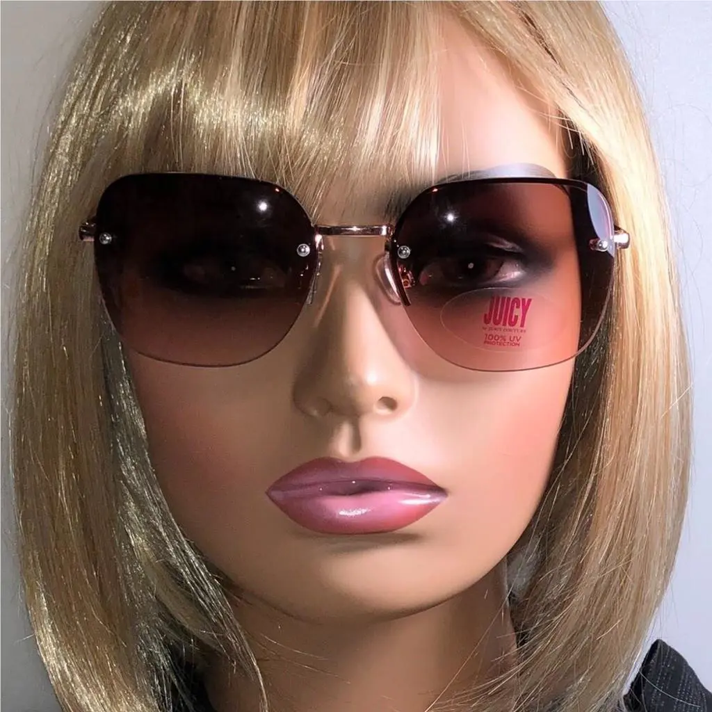 Juicy Couture Oversized Pink Brown Sunglasses